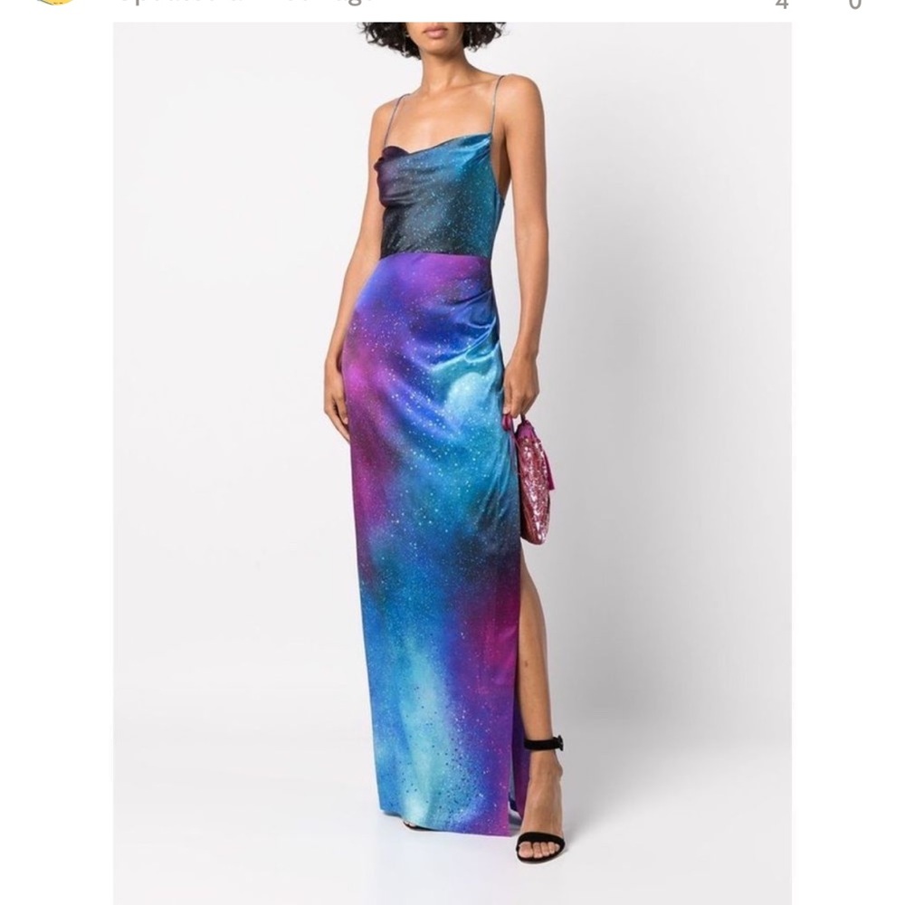 Retrofete Marlene Dress Purple Solar size small